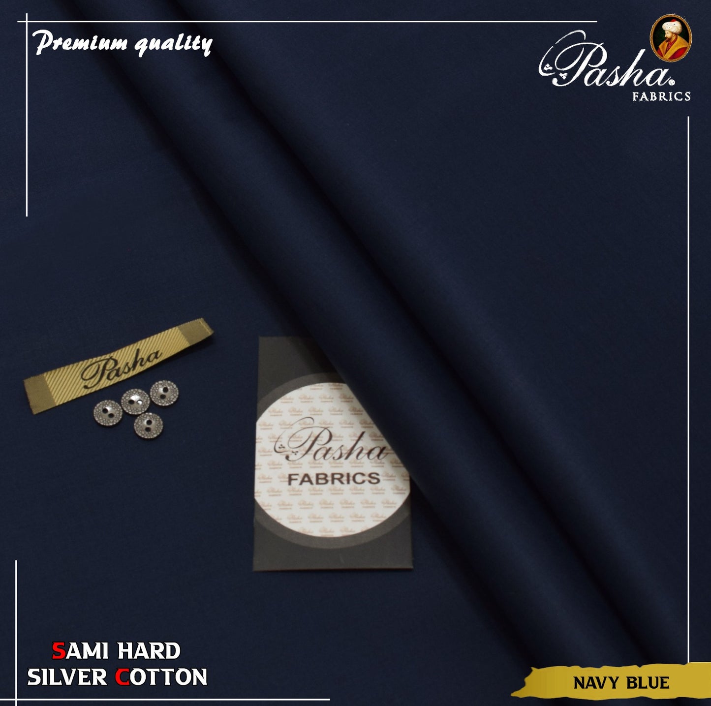 Pasha Sami hard silver cotton