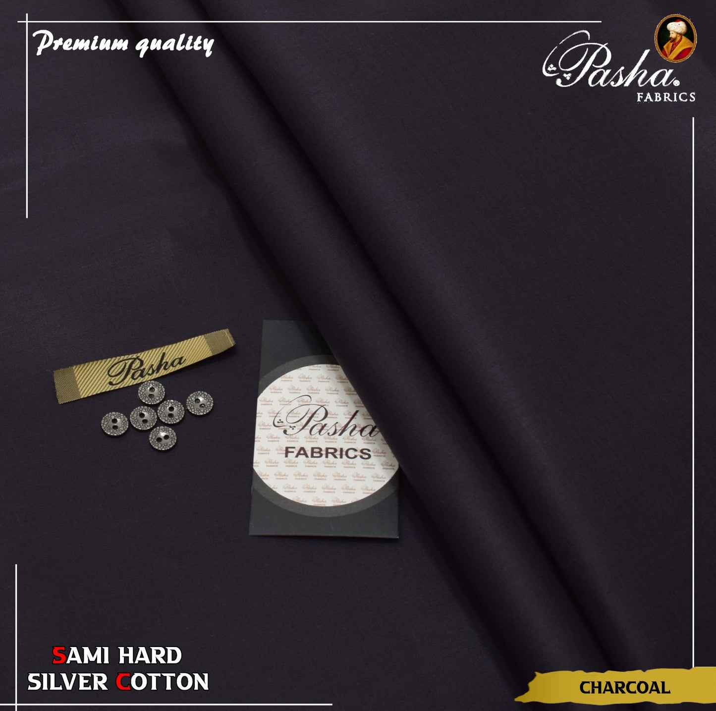 Pasha Sami hard silver cotton